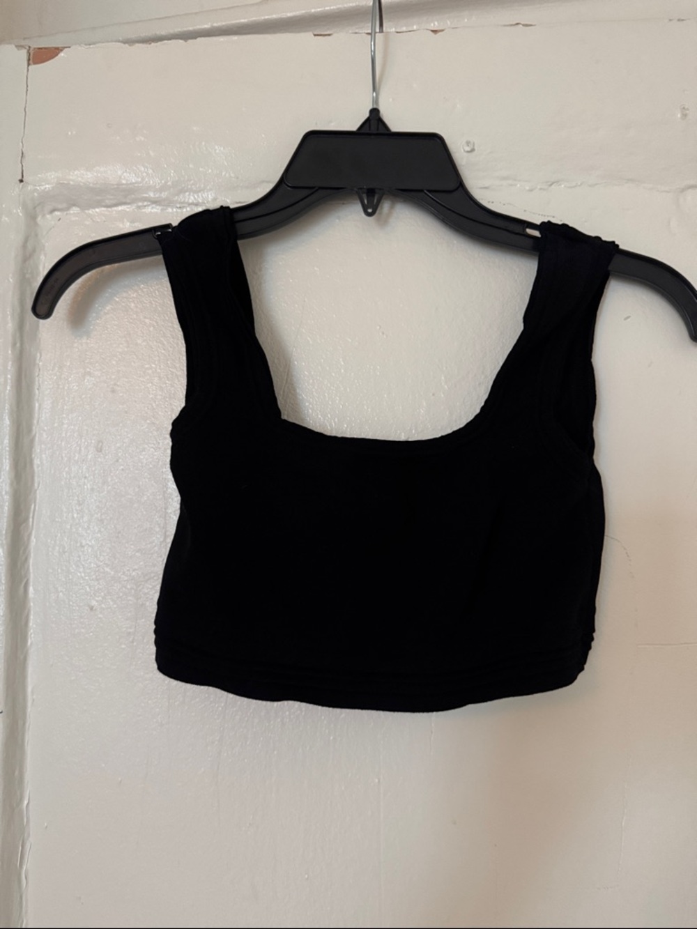 Gauge81 Black Square Crop Tank Top